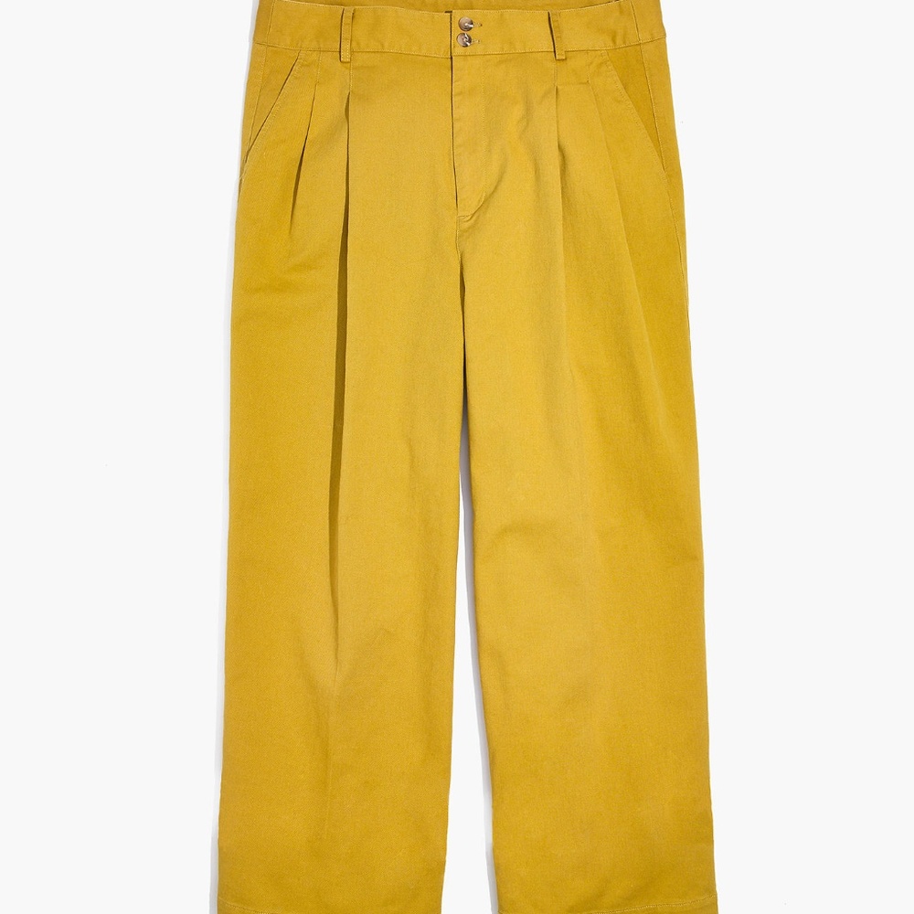 NWT Madewell Pleated Wide-leg pants